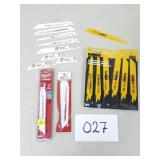 Milwaukee and Dewalt Reciprocating Saw Blades