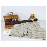 Tackle Boxes, Fishing Vest, Fly Rod Tube (No Ship)