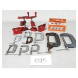 C-Clamps, Pipe Clamps & Pipe Saddles (No Ship)