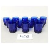 Avon Royal Sapphire Cobalt Blue Glasses (No Ship)