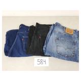 Men's Levis 569 Denim Shorts - Size 38 & 40