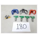 Airless Paint Sprayer Gun Tips, Guards, Seals