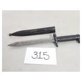 EJ AB Swedish Mauser M1896 Bayonet with Scabbard