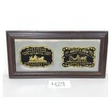 Vintage Livery Mirrored Sign (No Ship)