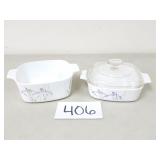 Vintage Corning Ware Casserole Dishes (No Ship)
