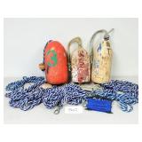 Vintage Lobster / Crab Trap Fishing Buoys (No Ship