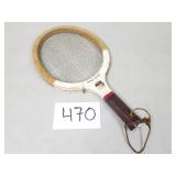 Vintage Joe Sobek Wood Paddle Racket