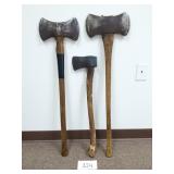 3 Vintage Axes (No Ship)
