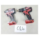 Milwaukee M18 1/2' Drill & 1/4' Hex Impact Driver