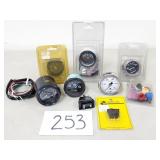 Assorted Gauges and Switches