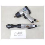 1/2' Air Impact Wrench and 3/8' Air Ratchet
