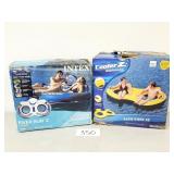 (2) Inflatable Water Tube Float Lounges (No Ship)