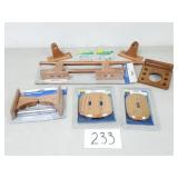 Oak Towel Bars, Light Switch Covers,...(No Ship)
