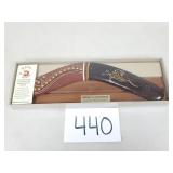 Australian Hand Painted Hardwood Boomerang