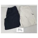 2 Men's Timberland Cargo Swim Trunks Shorts - XL