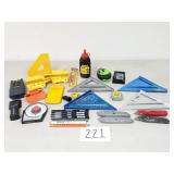 Rafter Squares, Deck Tools, Blades, Etc. (No Ship)