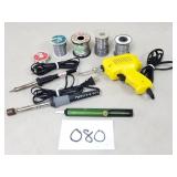 Soldering Gun, Irons, Desoldering Tool, Solder