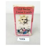 Vintage 1JJ Swiss Tarot Fortune Telling Deck