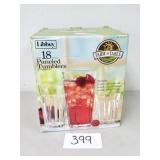 Libbey Paneled Tumblers 18-Piece Set (No Ship)