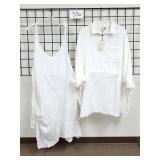 New Women's Tunic + Italian Linen Dress - Large