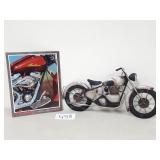 Motorcycle Metal Wall Art & Tin Sign (No Ship)