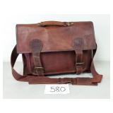 Distressed Leather Messenger Bag / Satchel