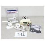 Cobra Marine Radio + Antenna Mounts