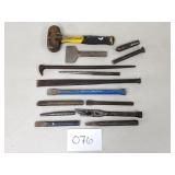 Punches, Chisels, Drilling Sledge Hammer (No Ship)