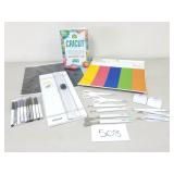 Cricut Tools, Trimmer, Pens, Cardstock (No Ship)