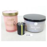 3 New Scented Candles (No Ship)