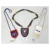 Beaded Necklaces / Medicine Bags