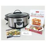Crock Pot Slow Cooker & Cookbooks (No Ship)