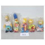 Vintage 1990 Burger King Simpsons Dolls / Toys