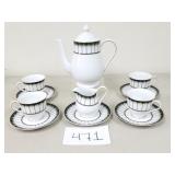 Nikko Emeraude Coffee / Tea Set (No Ship)