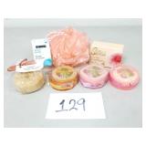 New Bar Soap and Shower Sponge