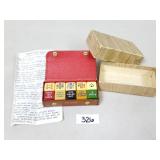 Vintage Poker & Golf Dice