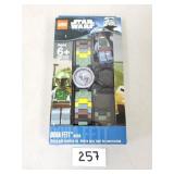 Lego Star Wars Boba Fett Wrist Watch & Minifigure