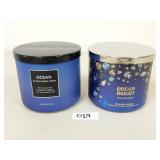 2 New Bath & Body Works 3-Wick Candles (No Ship)