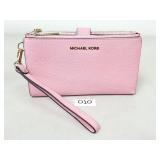 Michael Kors Adele Double Zip Pink Wristlet Wallet