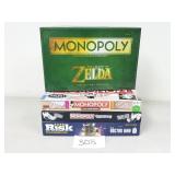 Monopoly and Risk Board Games (No Ship)