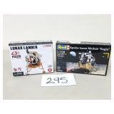 Lunar Module Model Kit and Lunar Lander Puzzle
