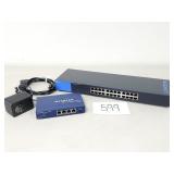 Linksys & Netgear Ethernet Switches (No Ship)