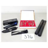 Throwing Knives, Nunchucks and Naruto Ninja Set