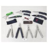 Folding Pocket Knives and Multi Tools