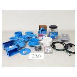 Electrical Boxes, Mud Rings, Connectors (No Ship)