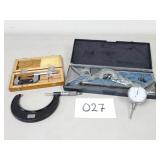 Combination Square, Micrometers, Dial Drop Gauge