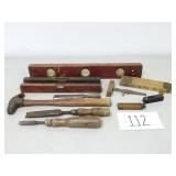 Vintage / Antique Tools - Wood Levels,...