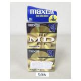 New Maxell Gold Recordable MD MiniDiscs