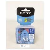 New Sony Recordable MD MiniDiscs
