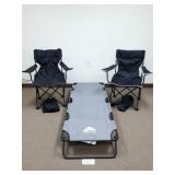 Folding Cot and Camp Chairs (No Ship)
